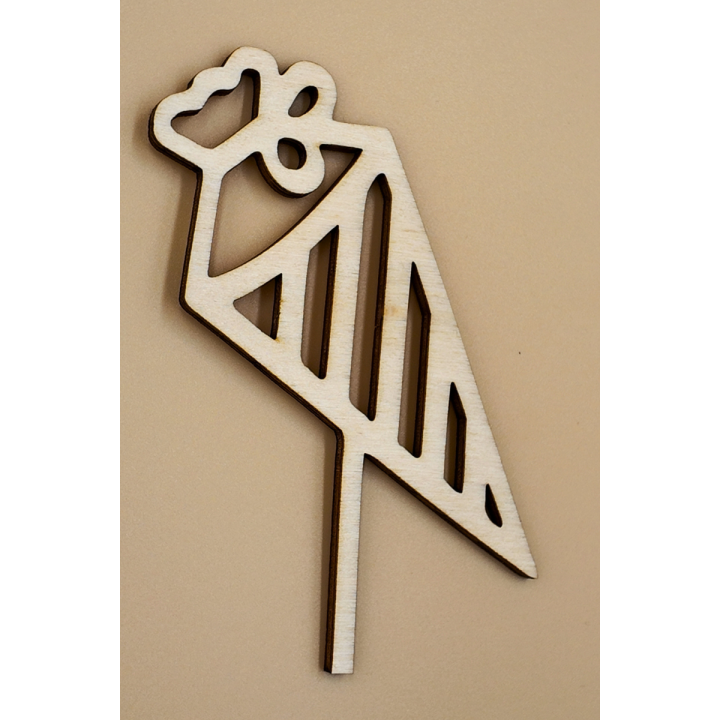 Stecker "Schultüte" aus Holz - EINZELN - Motiv wählbar