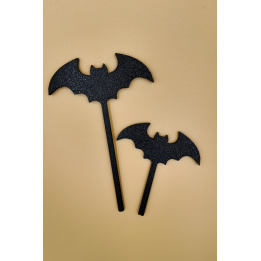 Halloween Fledermaus-Stecker - 2er Set