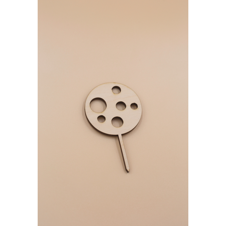 Stecker Weltraum aus Holz - EINZELN - Motiv wählbar