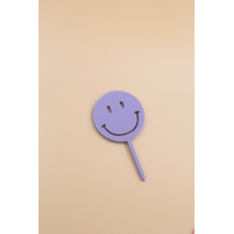 Steckerset "Smiley" aus Acryl - EINZELN - Farbe wählbar